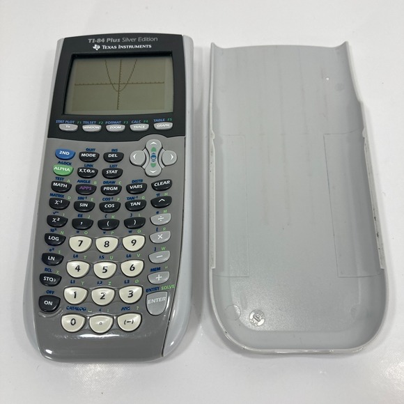 Texas Instruments TI-84 Plus Silver Edition Graphing Calculator – Tested Working - Picture 1 of 5